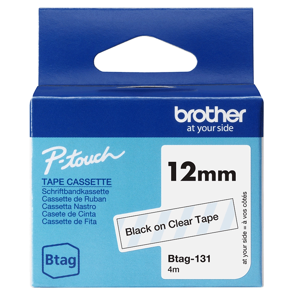 Brother BTAG-131 label-making tape Black on