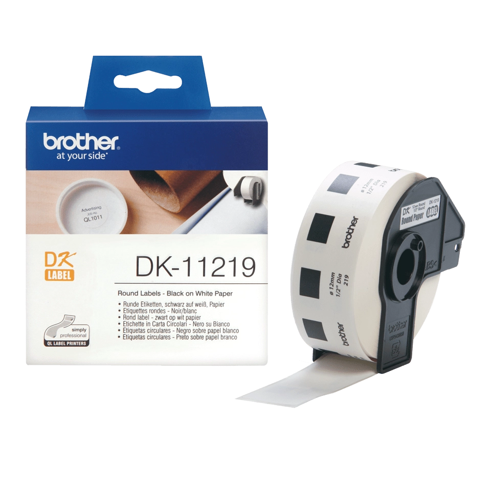 Brother DK-11219 printer label White DK11219
