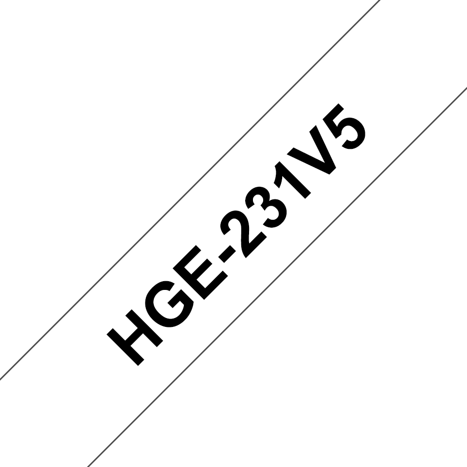 BROTHER HGE231V5 tape 12mm 5 Pack