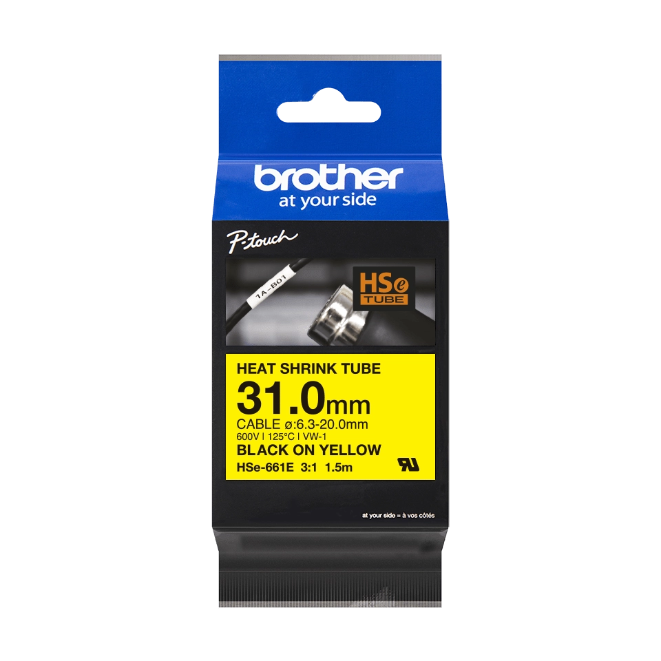 Brother HSe-661E marķēšanas lenta HSE661E 4977766822961