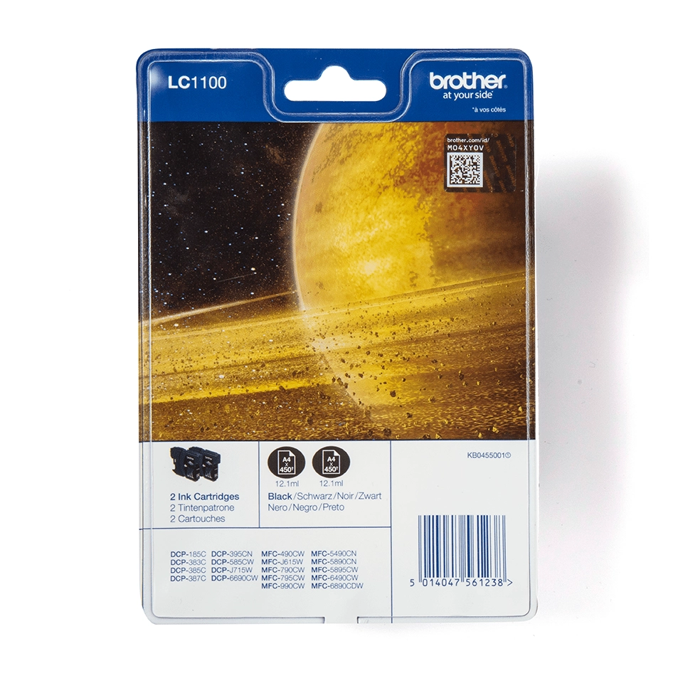 Brother LC1100BKBP2 ink cartridge 2 pc(s)