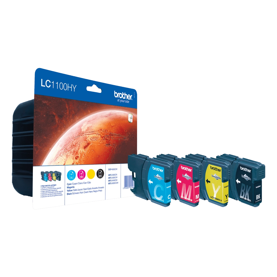 Brother LC1100HYVALBP ink cartridge 4 pc(s)
