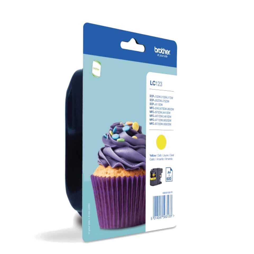 Brother LC123YBP ink cartridge 1 pc(s)
