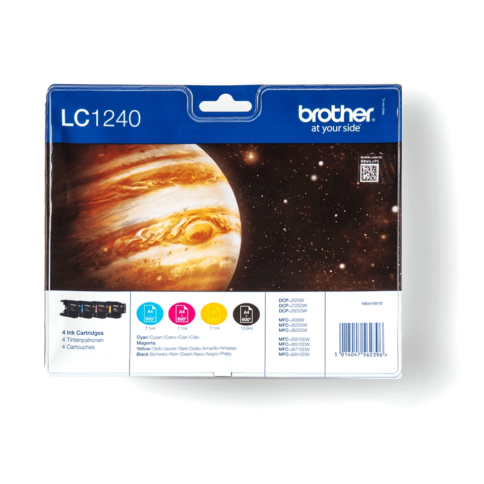 Brother LC1240VALBPDR ink cartridge 4 pc(s)