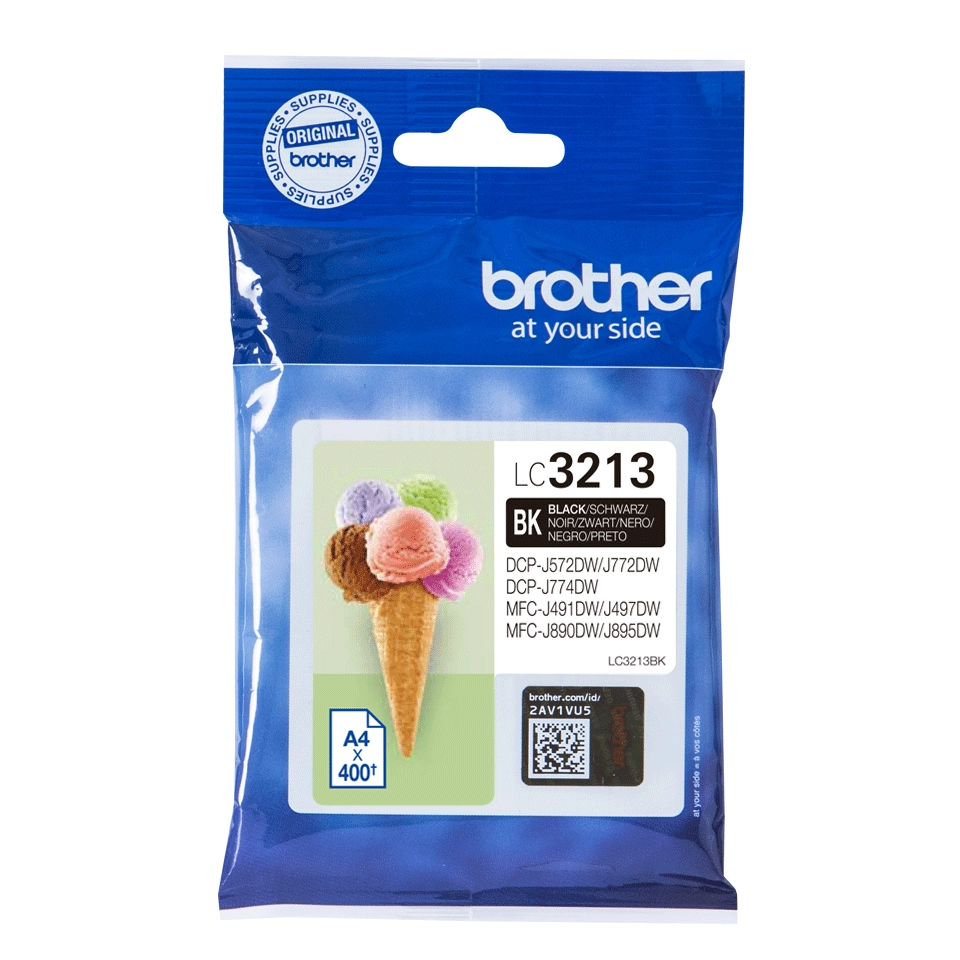 BROTHER LC3213BK 400-page black ink 6806-169