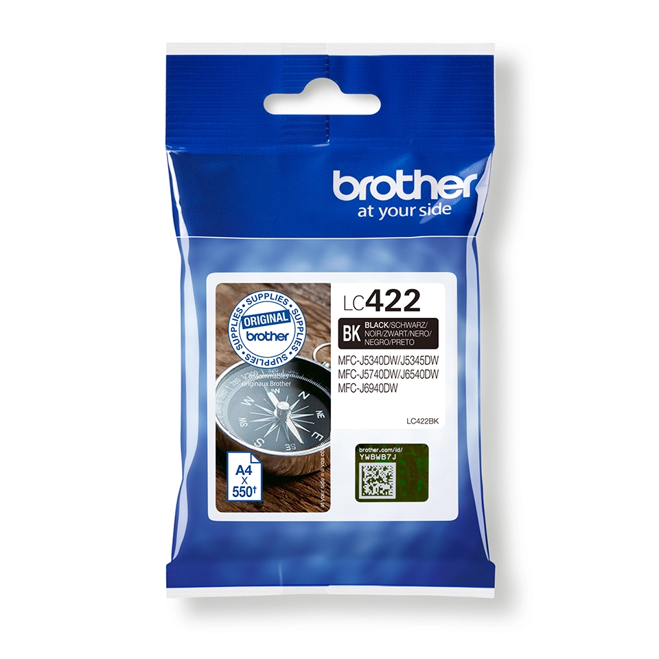 Brother LC422BK ink cartridge 1 pc(s)