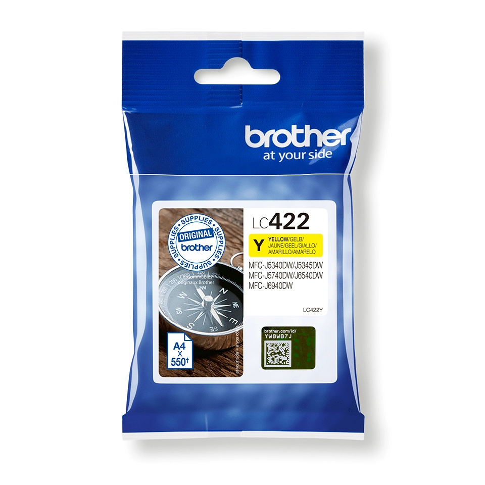 Brother LC-422Y ink cartridge 1 pc(s)
