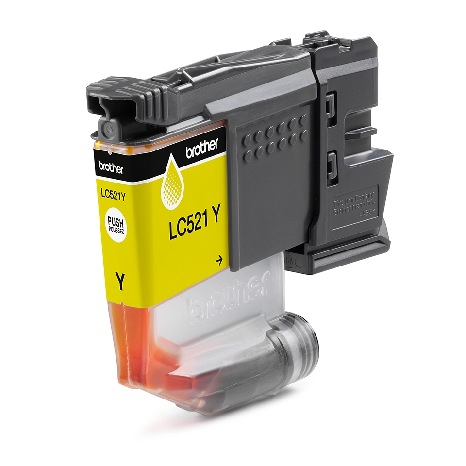 Brother LC521Y Genuine Ink Cartridge -