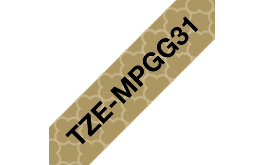 Brother TZE-MPGG31 label-making tape Black on