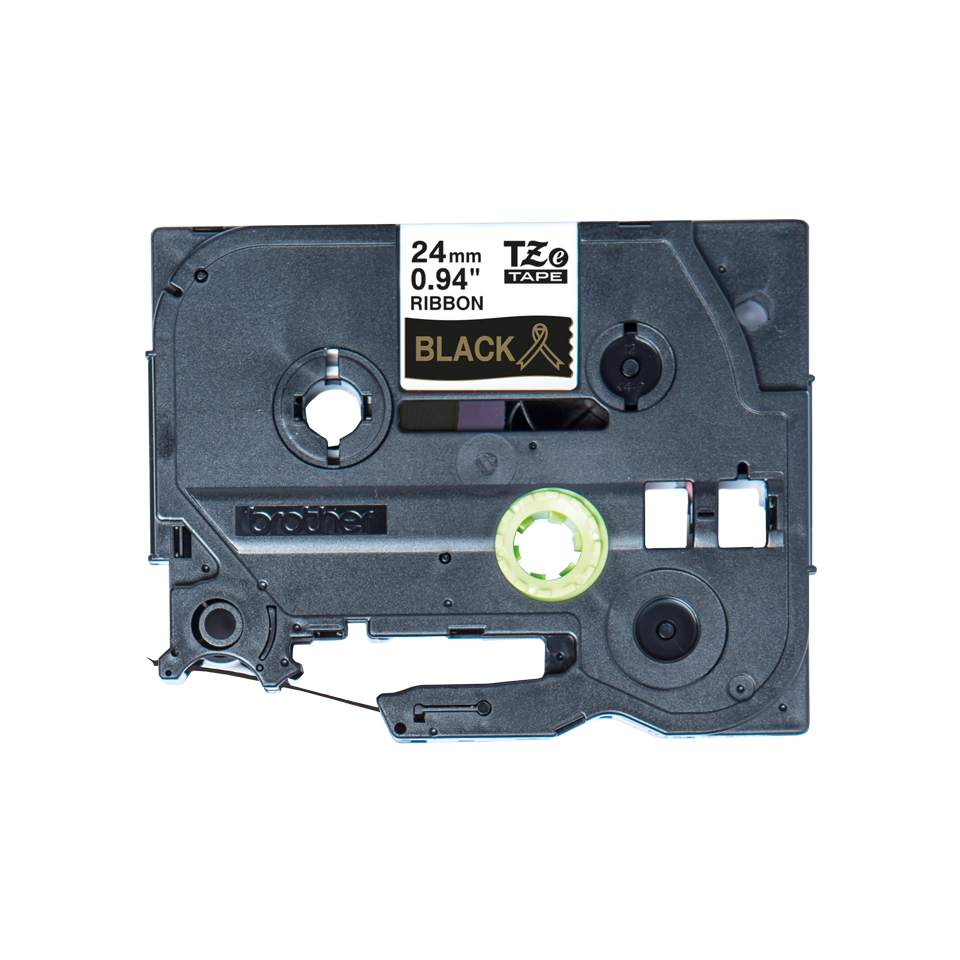 Brother TZE-R354 label-making tape Gold on
