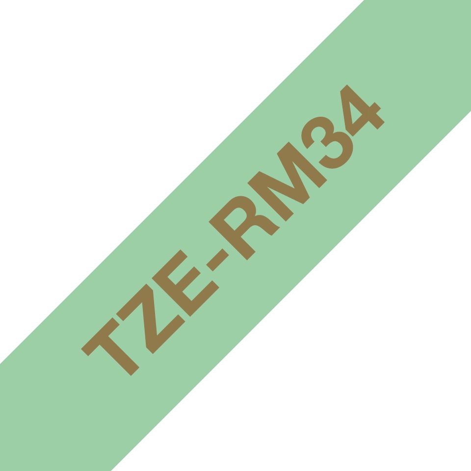 Brother TZE-RM34 label-making tape Gold on