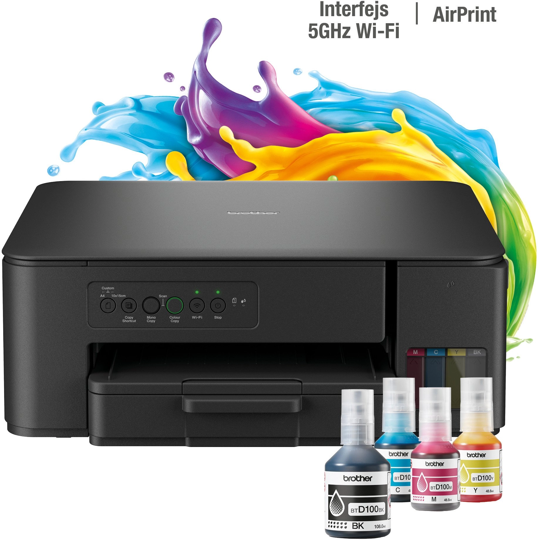 Brother DCP-T430W InkBenefit Multifunction Printer (DCPT430WYJ1)