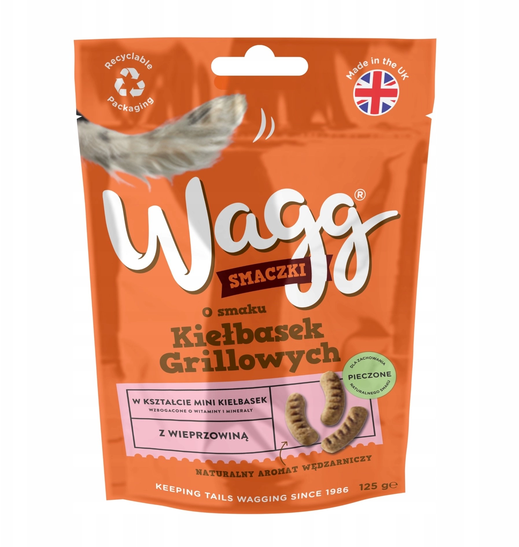 Wagg o smaku kiełbasek grillowych przysmak