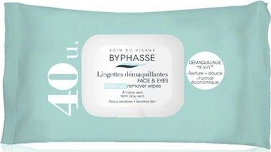 Byphasse Face  Eyes Remover Wipes make-up