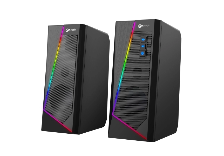 C-TECH spk-17 2 joslu Melns Vadu 6 W