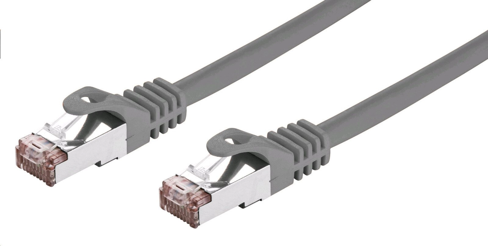 Kabel C-TECH patchcord Cat6  FTP  šedý