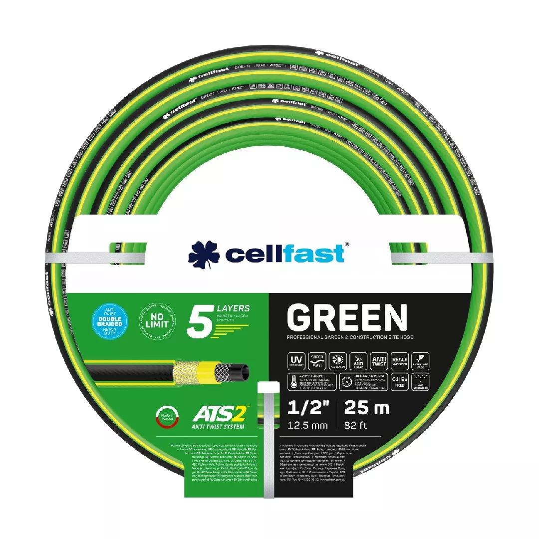 CELLFAST Garden hose GREEN ATS2 0001-00017-10784