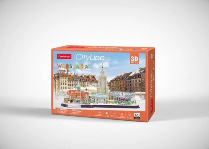 Cubicfun Puzzle 3D Cityline Warszawa 306-20271