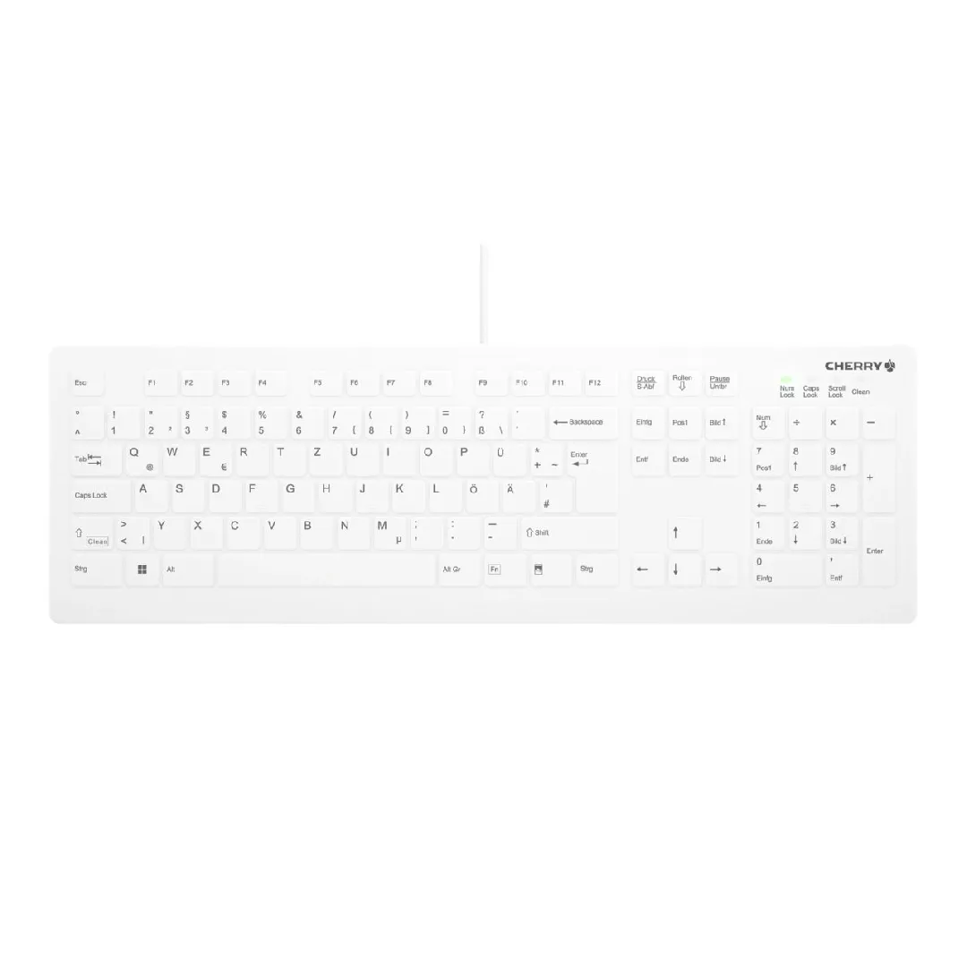 CHERRY AK-C8112 tastatūra Medicīnisks USB QWERTZ Vācu Balts