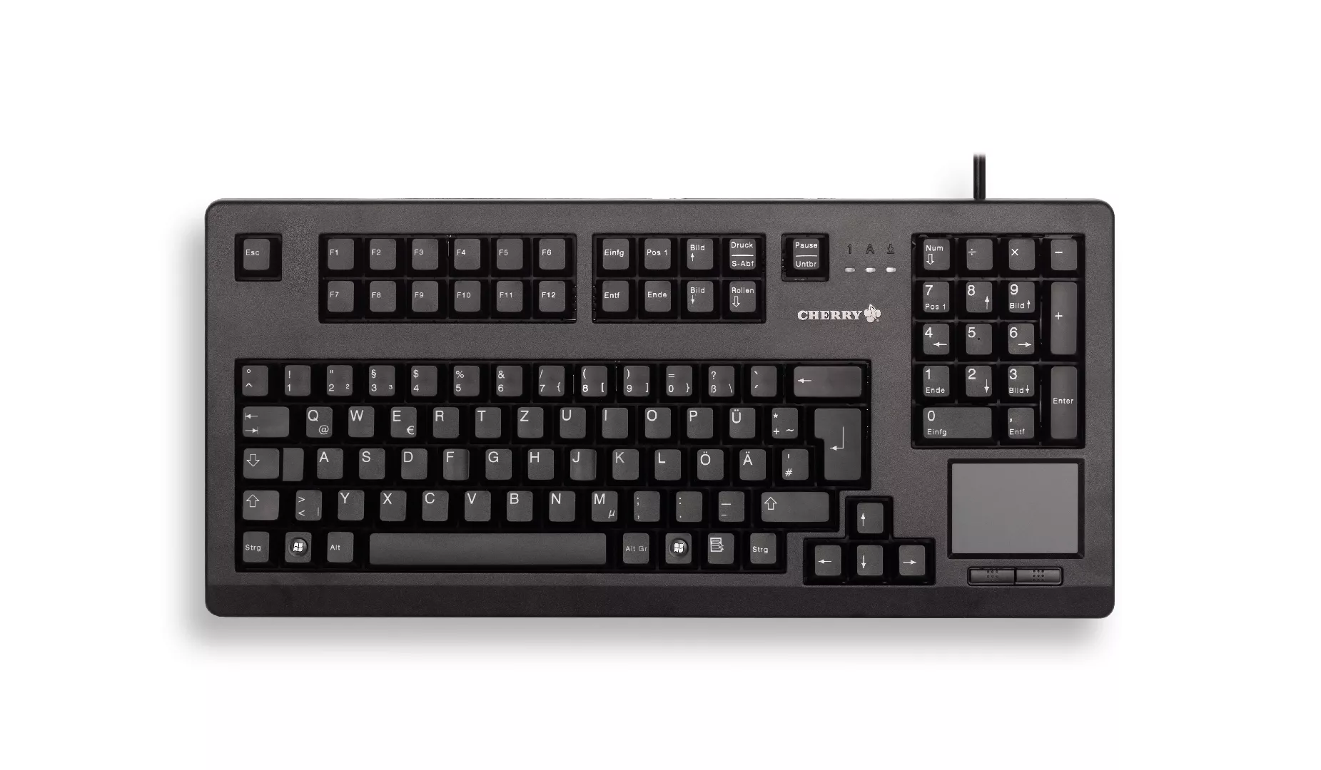 CHERRY TouchBoard G80-11900 tastatūra Universāls USB AZERTY Franču Melns