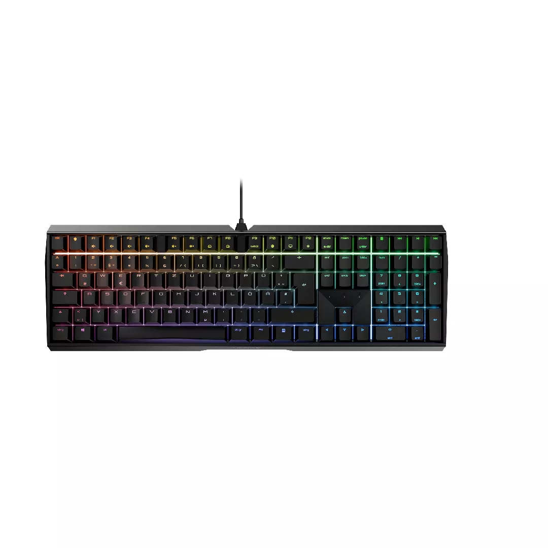 CHERRY MX 3.0S RGB tastatūra Speļu USB QWERTZ Vācu Melns