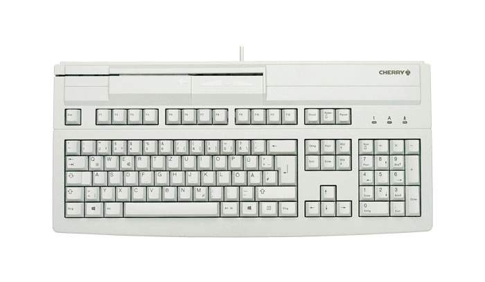 CHERRY MultiBoard MX V2 G80-8000 tastatūra Universāls USB QWERTZ Vācu Pelēks