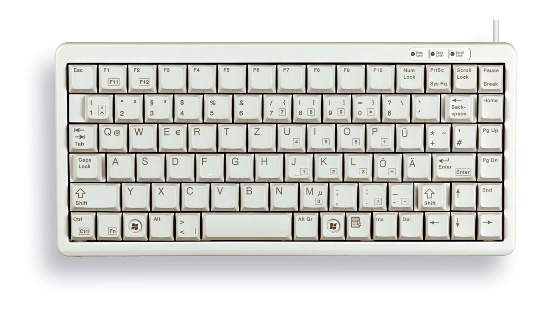 CHERRY Compact Keyboard QWERTY 83 keys