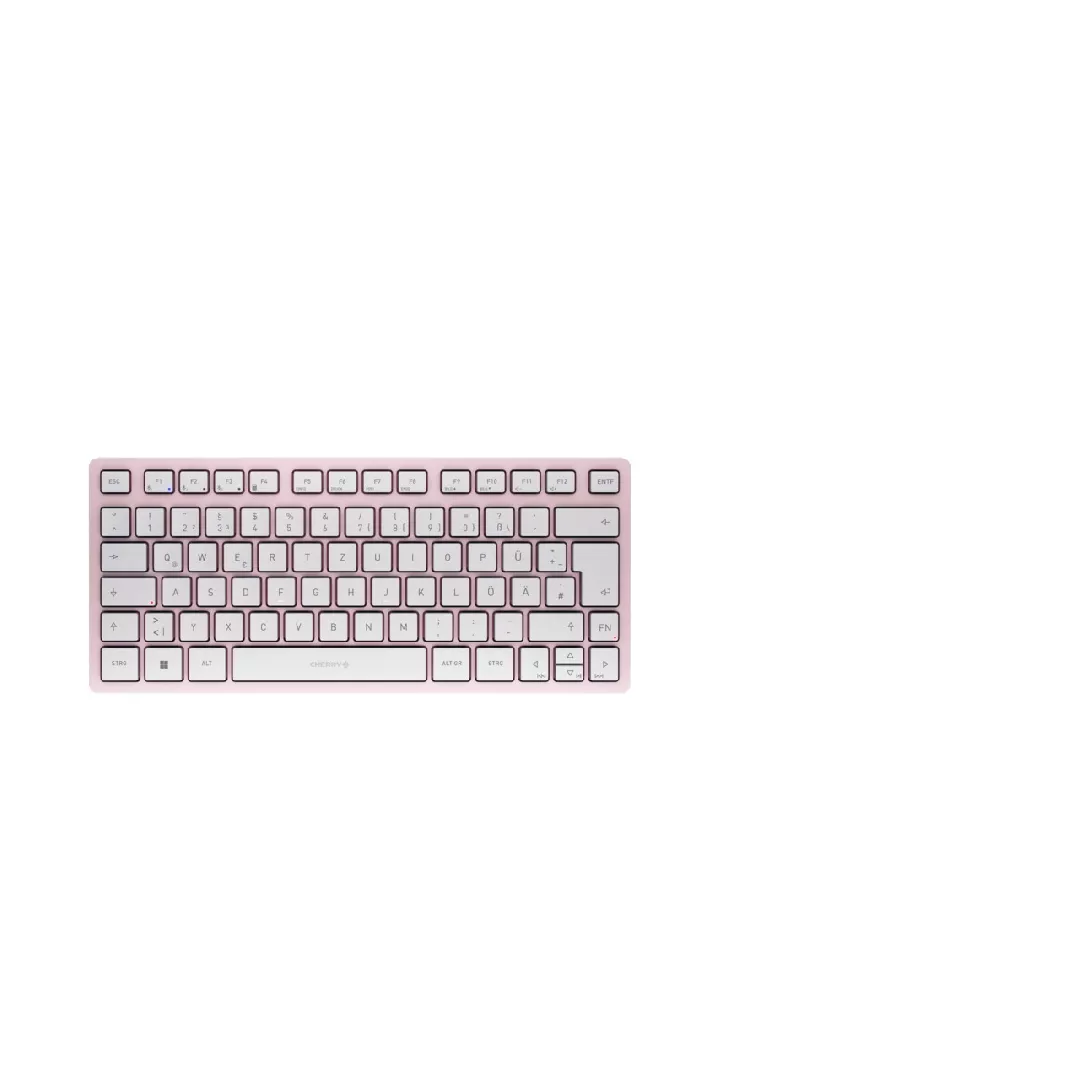 CHERRY KW 7100 MINI BT tastatūra Universāls Bluetooth sistēma QWERTZ Vācu Rozā