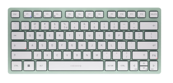 CHERRY KW 7100 MINI BT tastatūra Universāla Bluetooth QWERTY US International Mint krāsa
