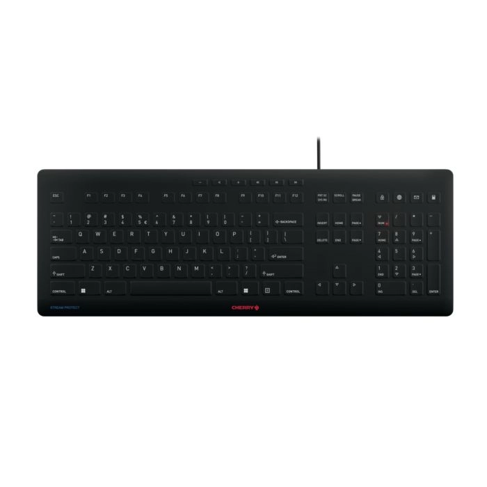 CHERRY JK-8502EU-2 tastatūra Universāls USB QWERTY Angļu Melns