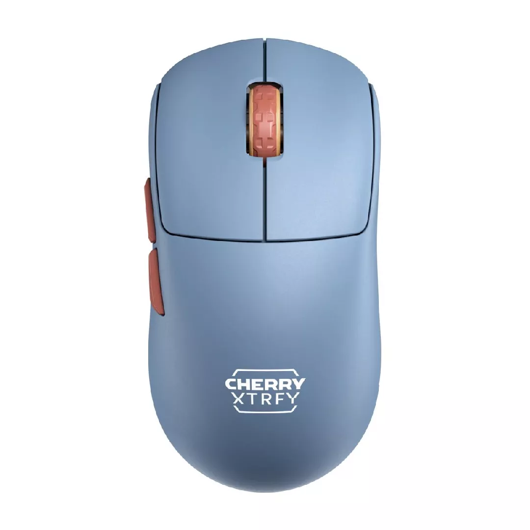 CHERRY XTRFY CX-M68W-BLUE pele Speļu RF Bezvadu 26000 DPI