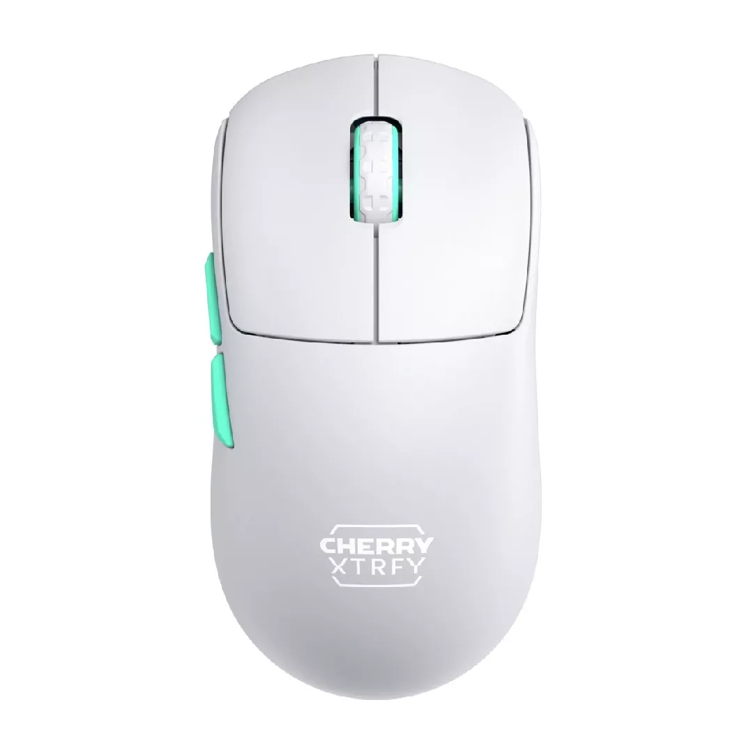 CHERRY XTRFY CX-M68W-WHITE pele Speļu RF Bezvadu 26000 DPI