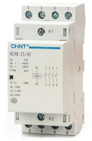 CHINT Two-way relay (contactor) NCH8-25 4NO