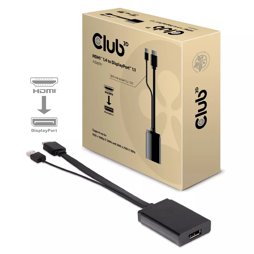 CLUB3D HDMI 1.4 to DisplayPort