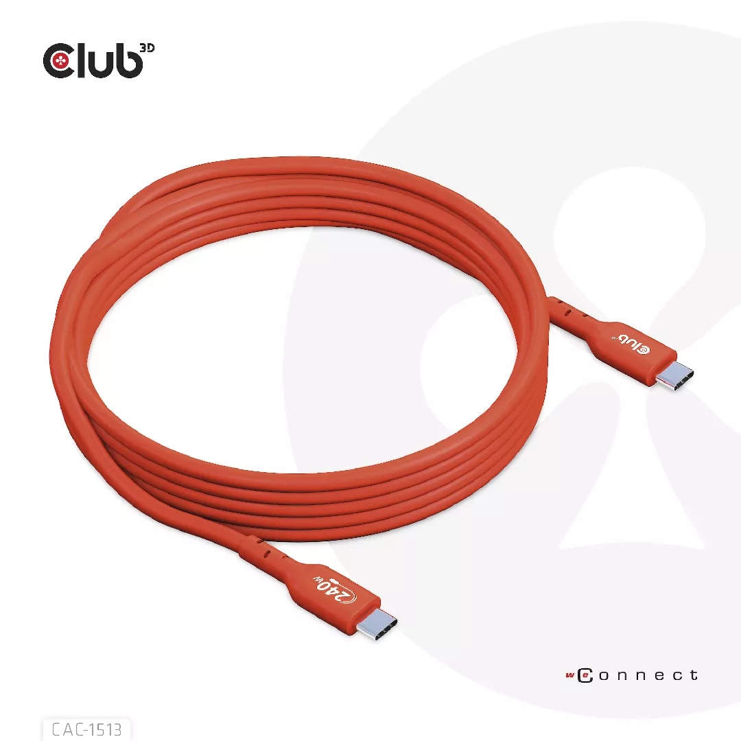 CLUB3D USB2 Type-C Bi-Directional USB-IF Certified