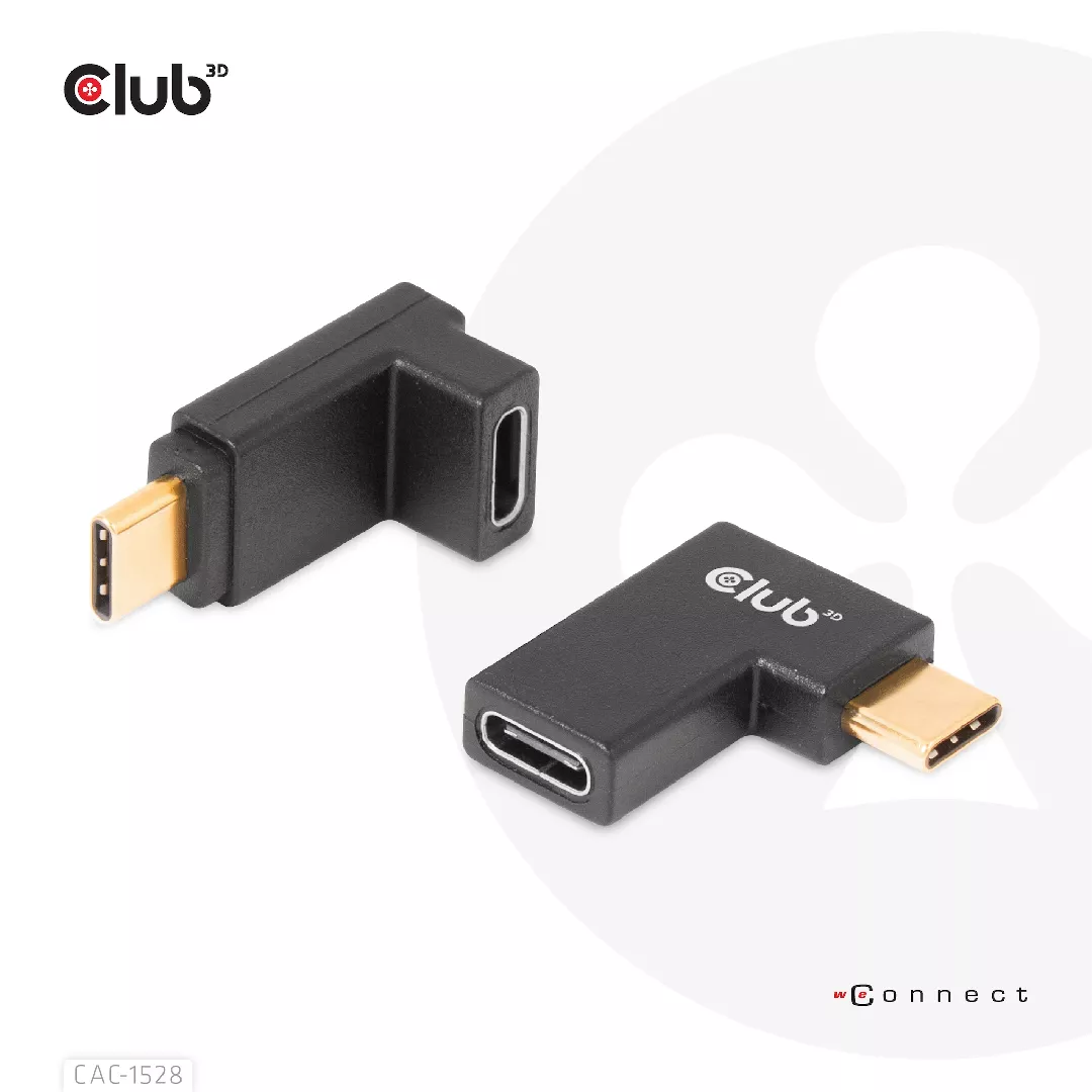 CLUB3D USB Type-C Gen2 Angled Adapter
