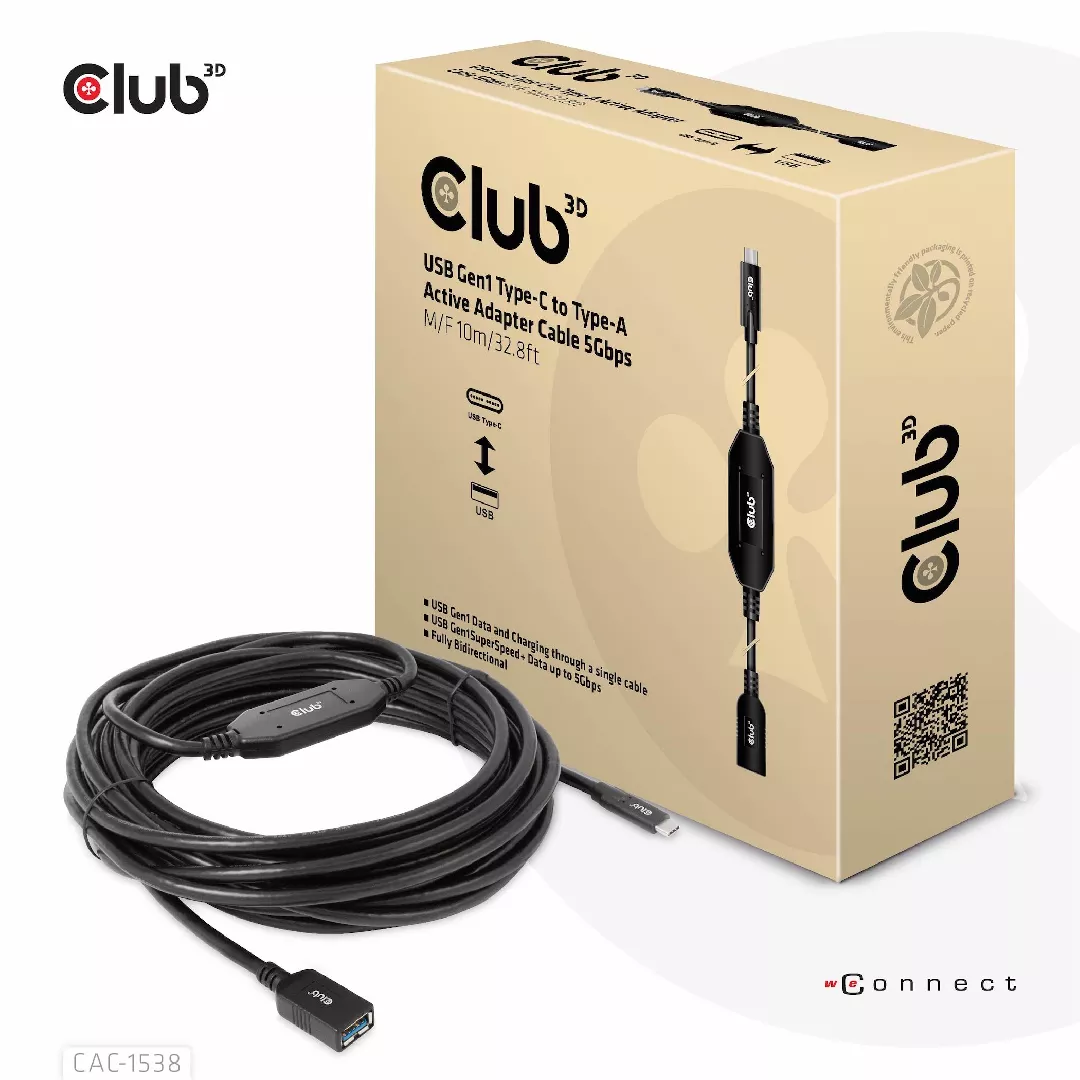 CLUB3D USB Gen1 Type-C to Type-A