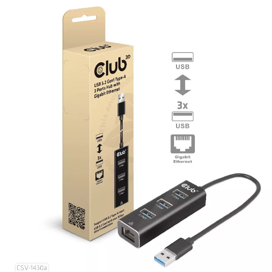 CLUB3D USB 3.2 Gen1 Type-A