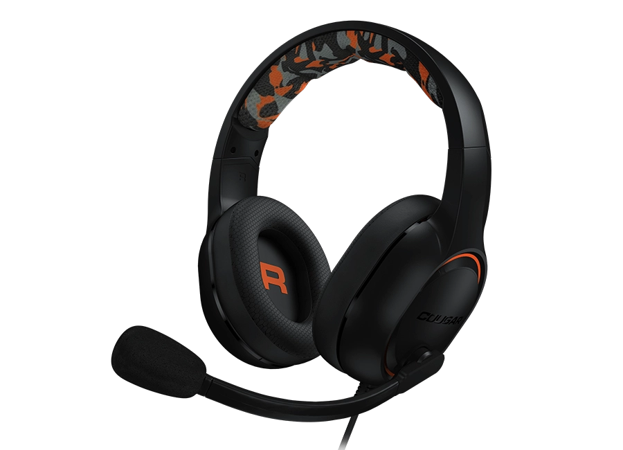 COUGAR Gaming Dive Austiņas Vadu galvas lente, melna