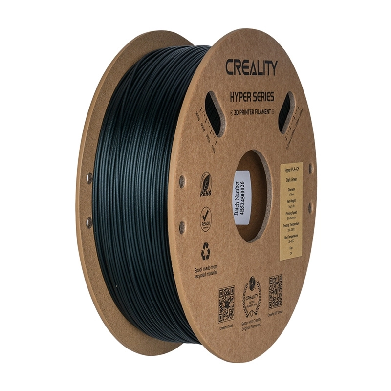 PLA-CF 1 75mm DARK GREEN 1KG