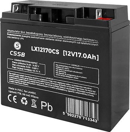 CSSB Gel battery 12V 17Ah LX12170CS