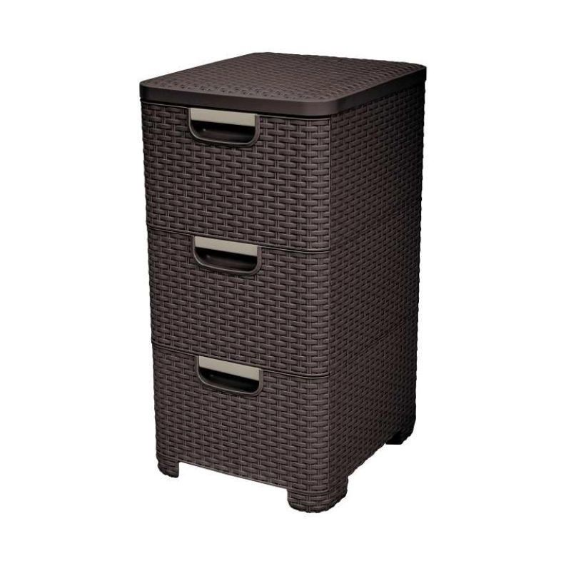 Kumode ar 3 atvilktnēm Style 33x38x60cm