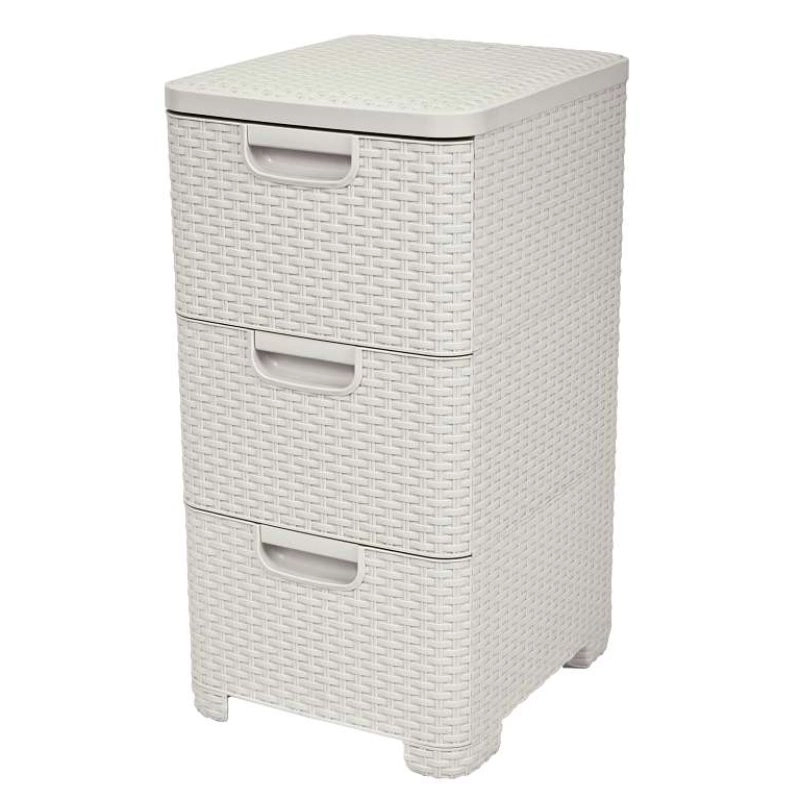 Kumode ar 3 atvilknēm Style 33x38x60cm