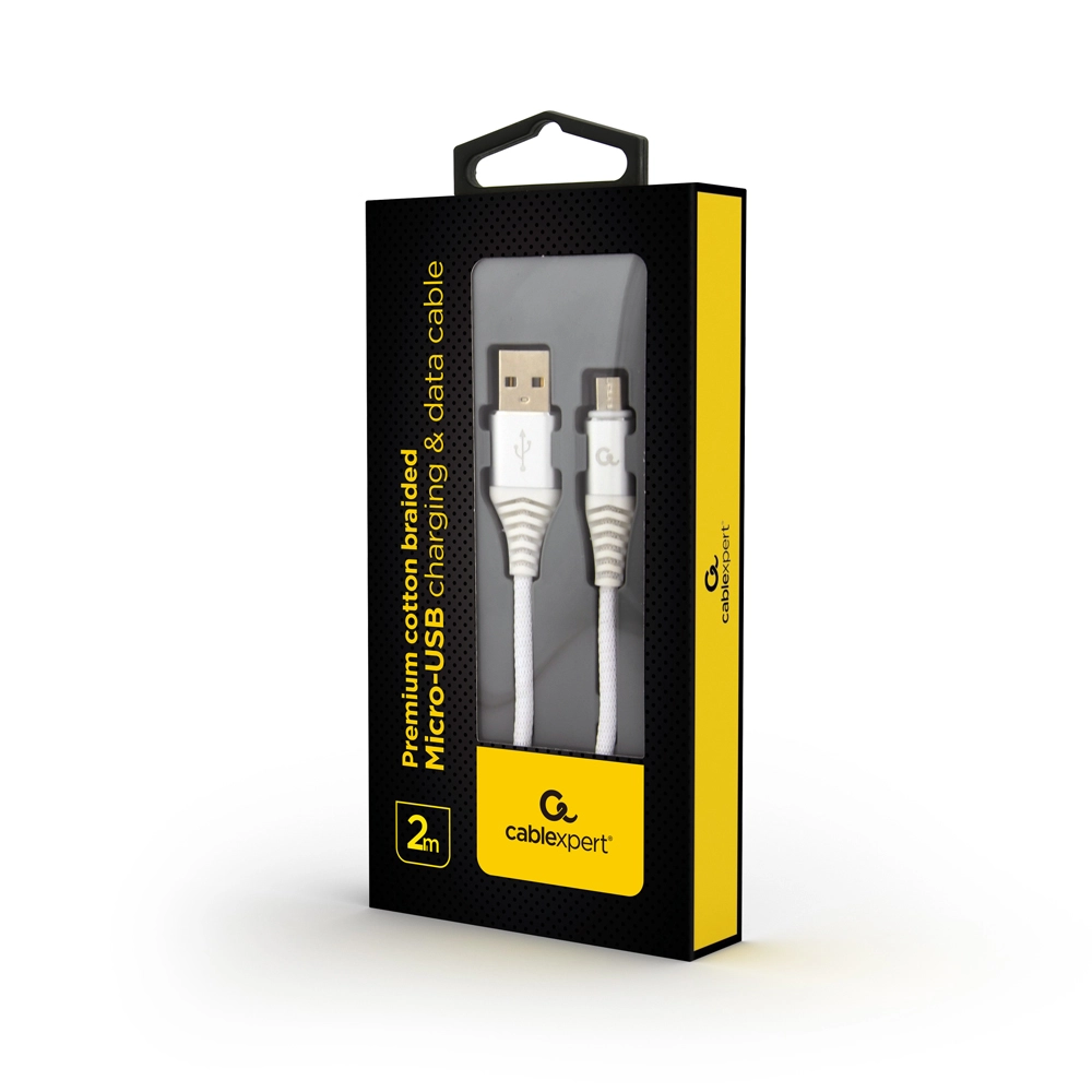 Cablexpert CC-USB2B-AMMBM-2M-BW2 USB cable USB 2