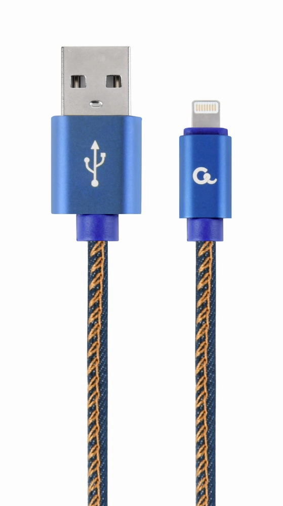 Cablexpert CC-USB2J-AMLM-1M-BL lightning cable Blue AKGEMKU00000043
