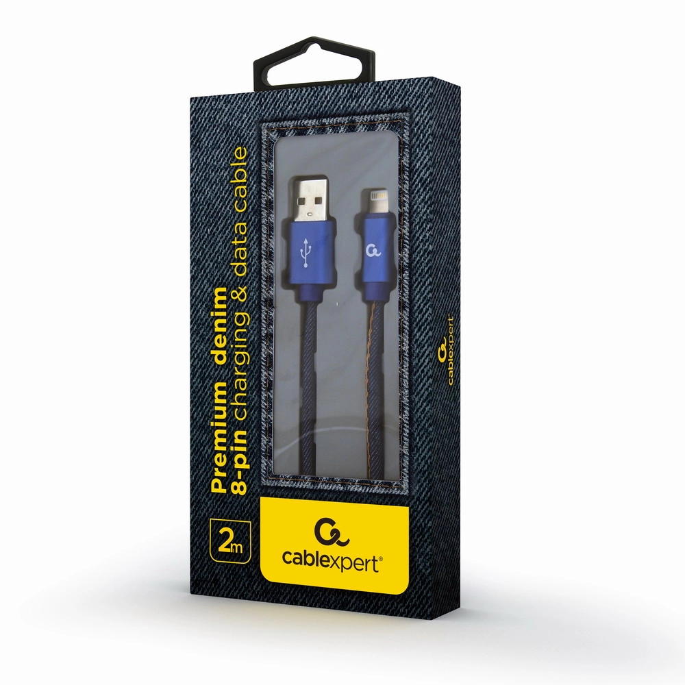 Cablexpert CC-USB2J-AMLM-2M-BL lightning cable Blue AKGEMKU00000044