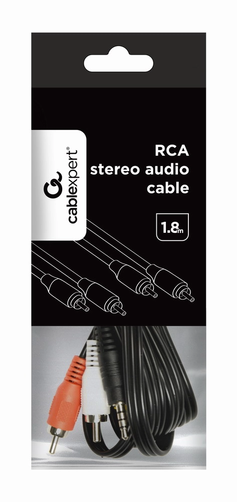 Cablexpert CCA-2R2R-6 audio cable 1.8
