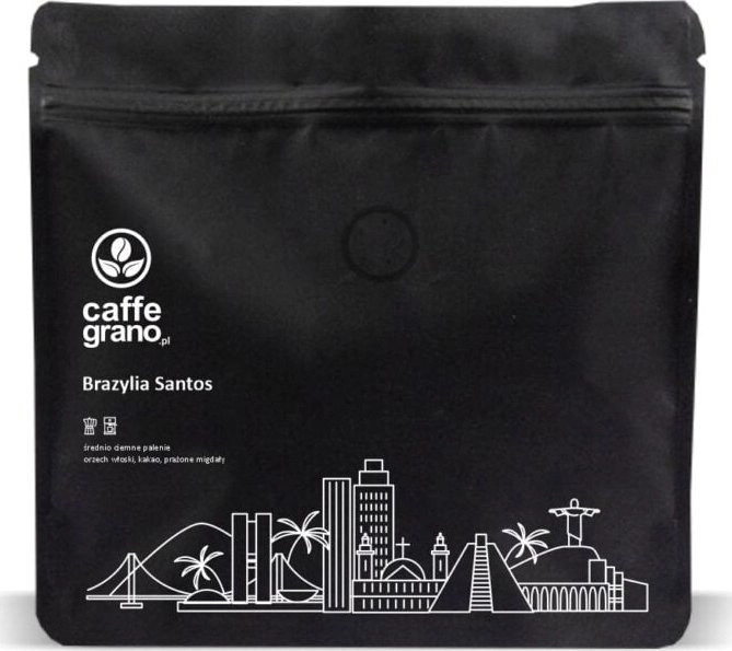 Kawa ziarnista Caffe Grano Brazylia Santos