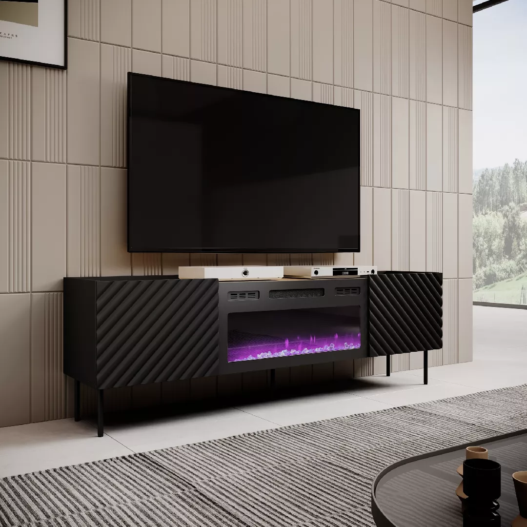 Cama RTV cabinet with electric fireplace