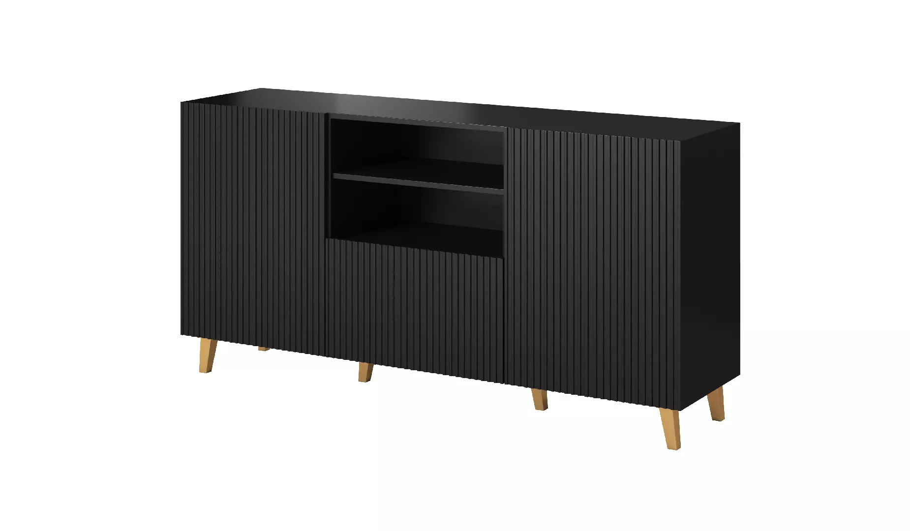 Cama Commode PAFOS 150x42x82 Black matt